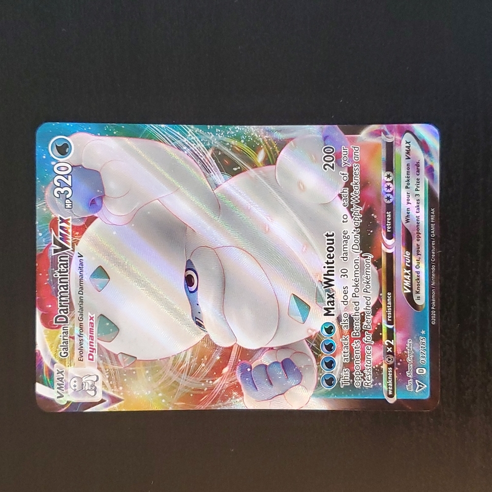 Galarian Darmanitan Vmax Vivid Voltage 37/185 (NM)!